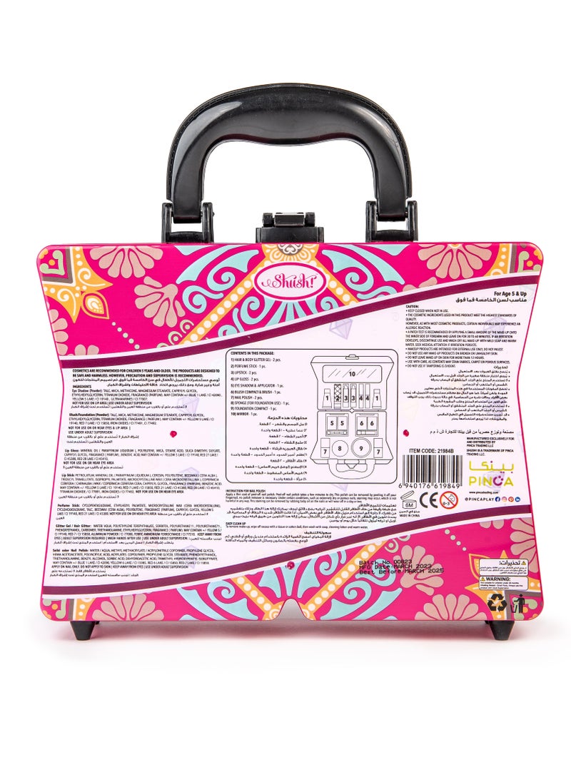 Shush! - Shush! - Mini Beauty Suitcase - Cosmetics Set/Makeup Kit ,  5+ , Non Toxic and Safe for Kids - Image 1