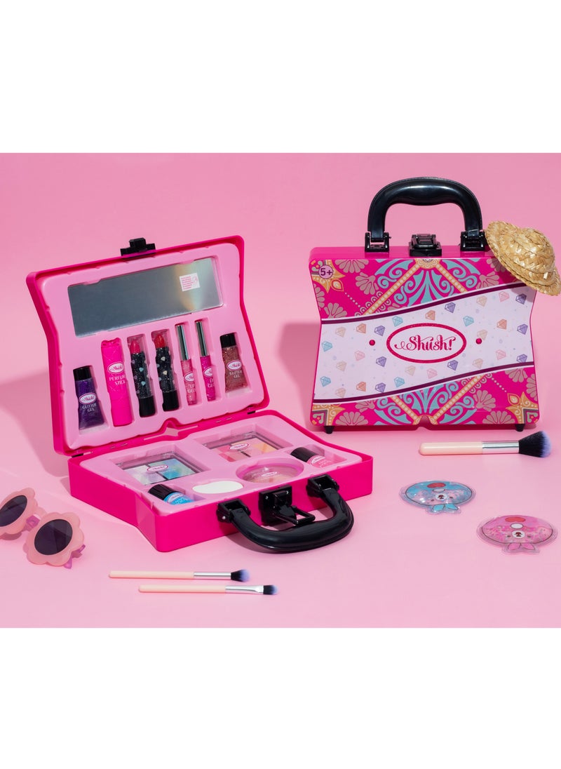 Shush! - Shush! - Mini Beauty Suitcase - Cosmetics Set/Makeup Kit ,  5+ , Non Toxic and Safe for Kids - Image 1