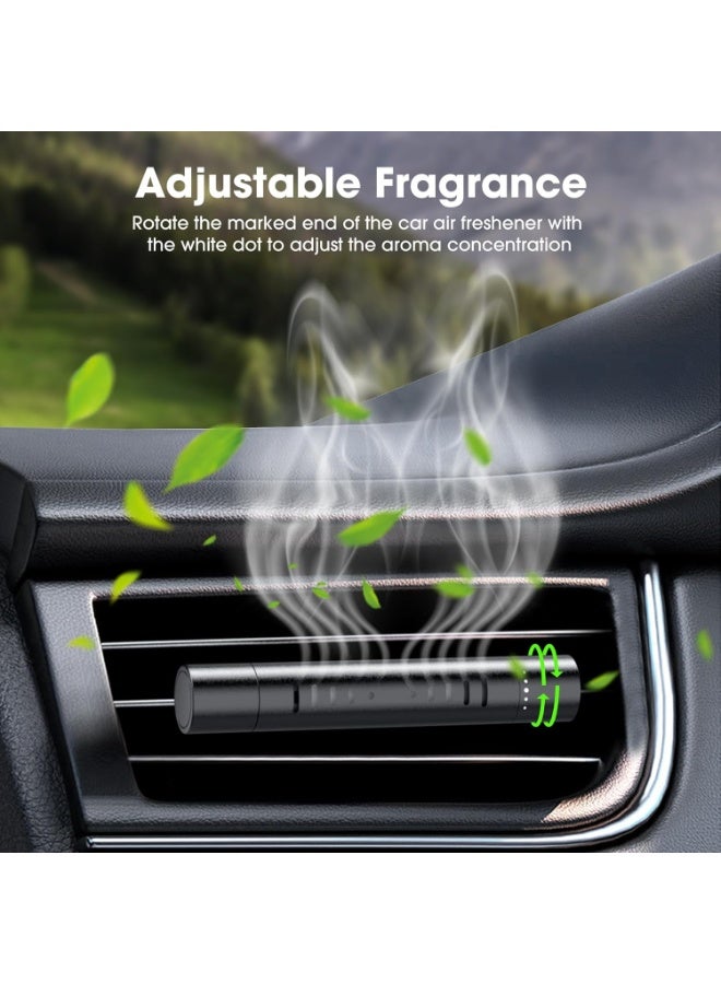 2 Packs Custom Car Air Freshener Diffuser Vent Clips for Car Decoration Accessories with 12 Refill Sticks for Cars, Office, Kitchen, Bathroom, Pet Houses, Basic Refillable Kit - Image 4