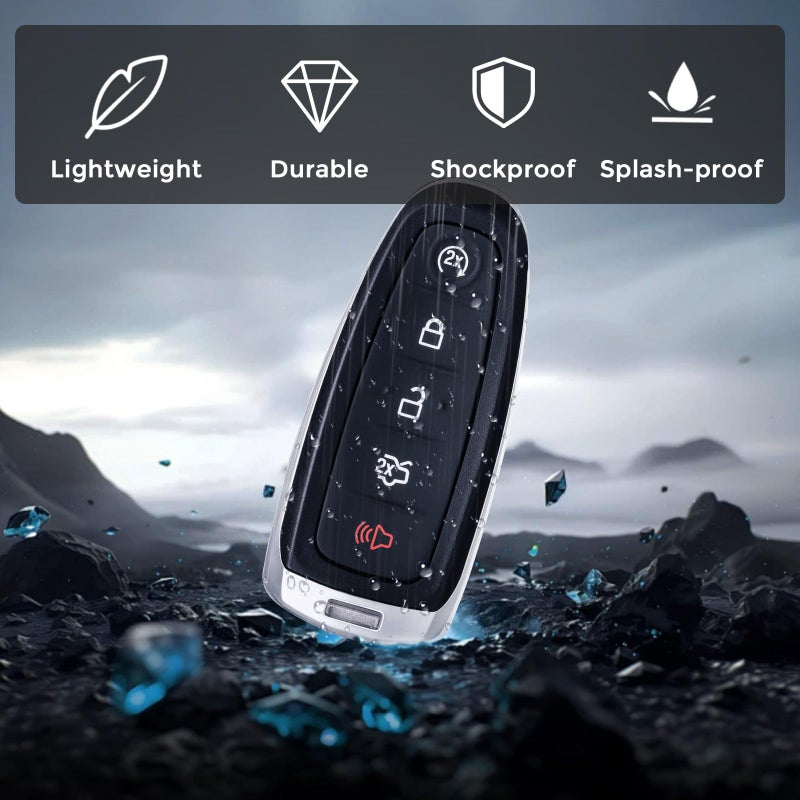 HelloAuto غطاء مفتاح بديل متوافق مع فورد إكسبلورر وإيسكيب من هيلو أوتو - Image 2