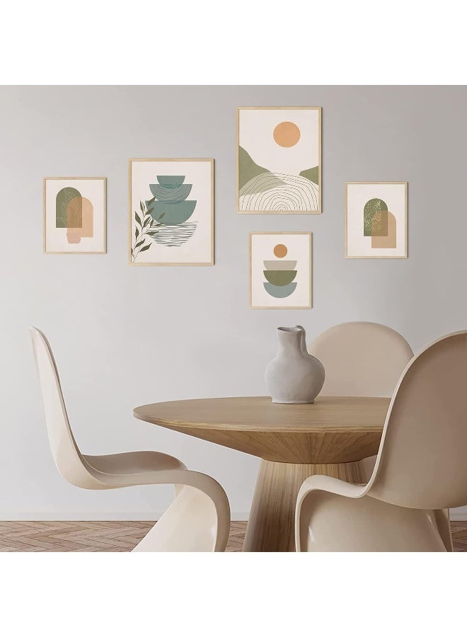 Home Trove Liyaoli Boho Wall Art Prints Flower Abstract Wall Art - Image 1