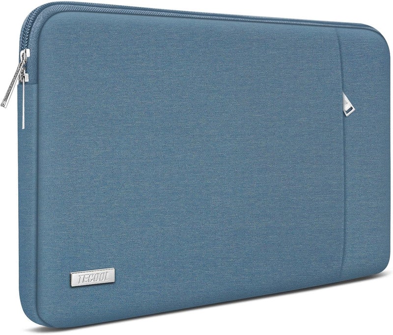 تيكول حقيبة كمبيوتر محمول مقاس 14 بوصة لأجهزة HP Pavilion Elitebook Lenovo Thinkpad Ideapad Dell Acer ASUS Chromebook مقاس 14 بوصة، MacBook Air 15 M4 M3 2025-2023، أزرق دينيم - Image 1