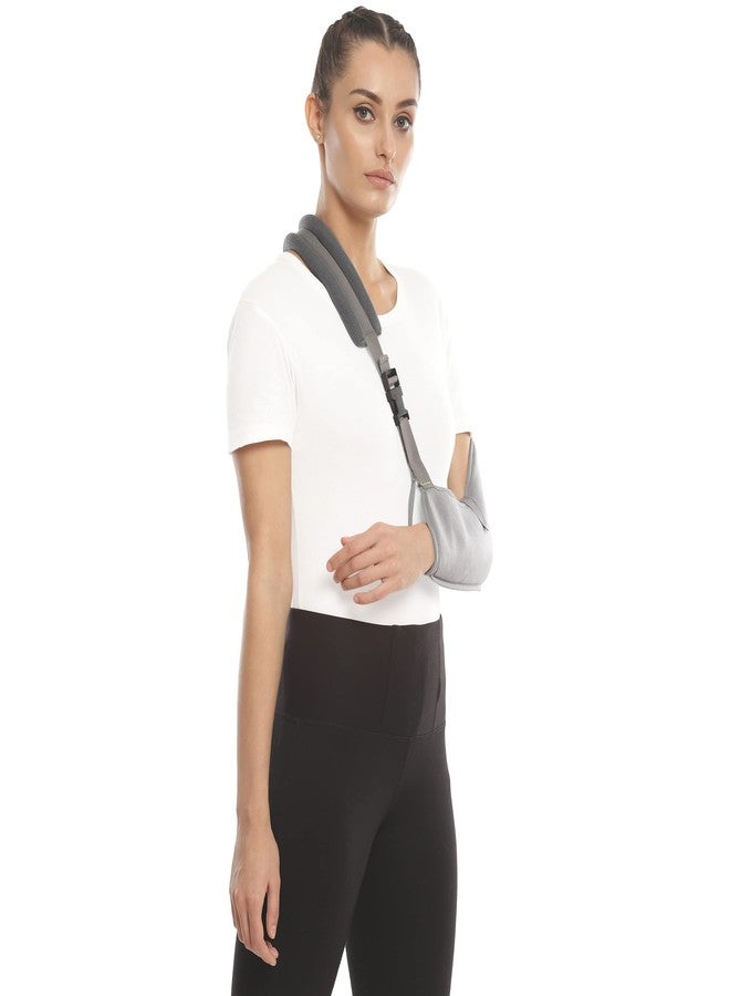 رومسونز حمالة ذراع رومسونز داعمة لليد في حالات كسور الذراع واليد، جبيرة، خالية من البوليستر، للرجال والنساء - مقاس كبير - Image 4