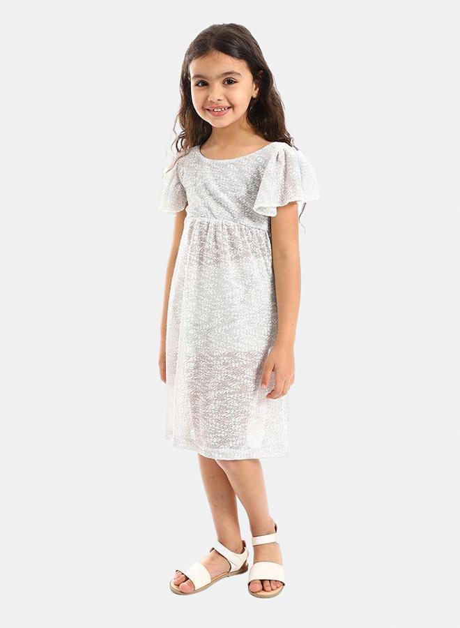Kady Back Lace Stitched Girls Dress girls shane 10 - Image 2