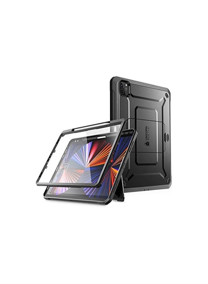 SUPCASE [UB Series] Case Designed For iPad Pro 12.9 Inch 2020 Case, without Built-in Screen Protector, Lightweight Slim Trifold Folio Cover with Auto Sleep/Wake - Black - Image 2