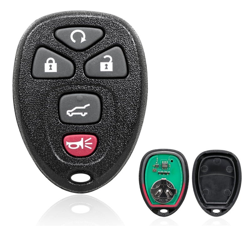 Boxonly Replacement Keyless Entry Remote Car Key Fob OUC60270 315MHz 5 Button for 20072014 Cadillac EscaladeChevrolet Suburban TahoeGMC Yukon20092015 Chevrolet Traverse