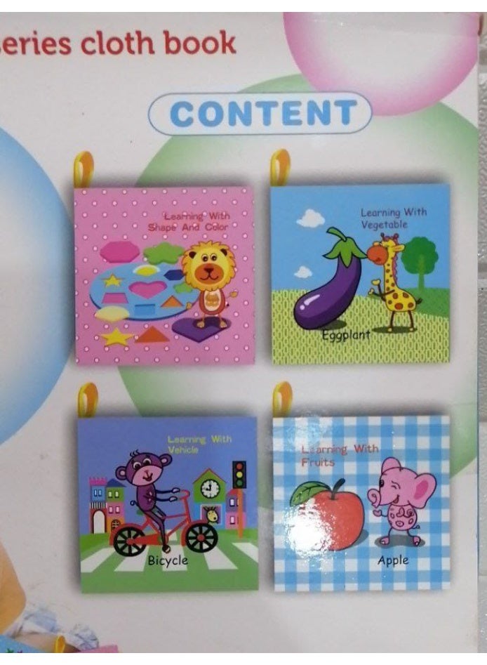 Fruit and vegetable shapes fabric book - Image 1