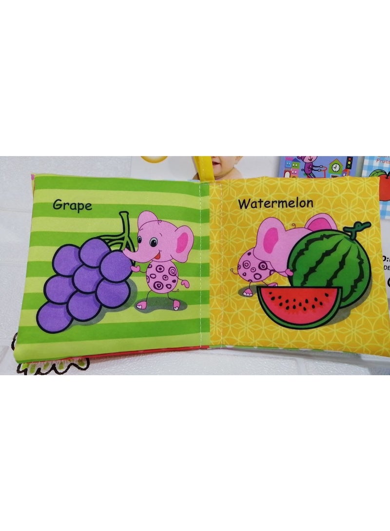 Fruit and vegetable shapes fabric book - Image 5