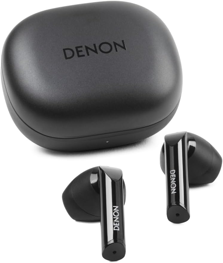 Denon Ahc500w True Wireless Earbuds Headset, Black - Image 2