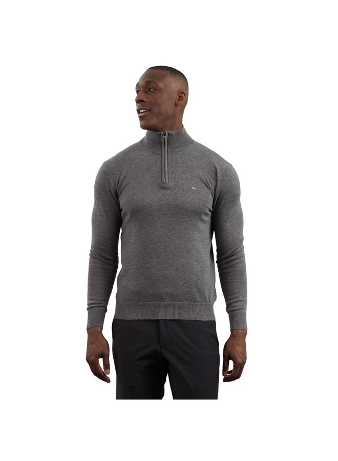 Eden Park cotton jersey jumper with trucker neck  - Image 1