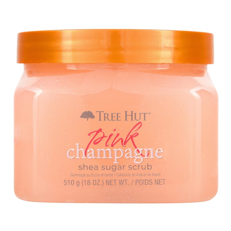 Tree Hut Pink Champagne Body Scrub, Exfoliating & Hydrating Sugar Scrub with Shea Butter & Essential Oils, Smooth Skin, Body Exfoliator For All Skin Types, Self Care Gifts for Women, Vegan, 18 Oz - Image 2