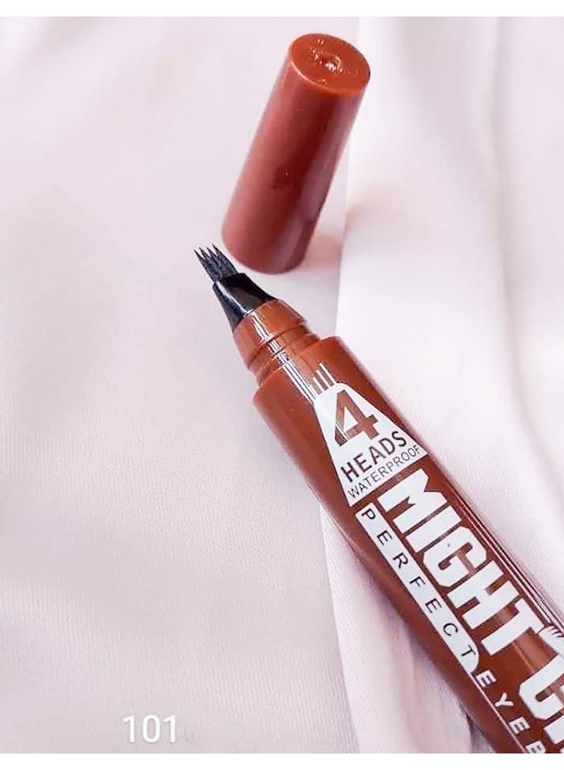 4 heads eyebrow pencil - Might Cinema - 5012 - Color 101