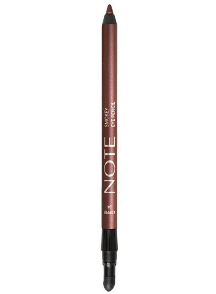 NOTE COSMETIQUE SMOKY EYE PENCIL NO.04 COPPER - Smudge-resistant & waterproof.