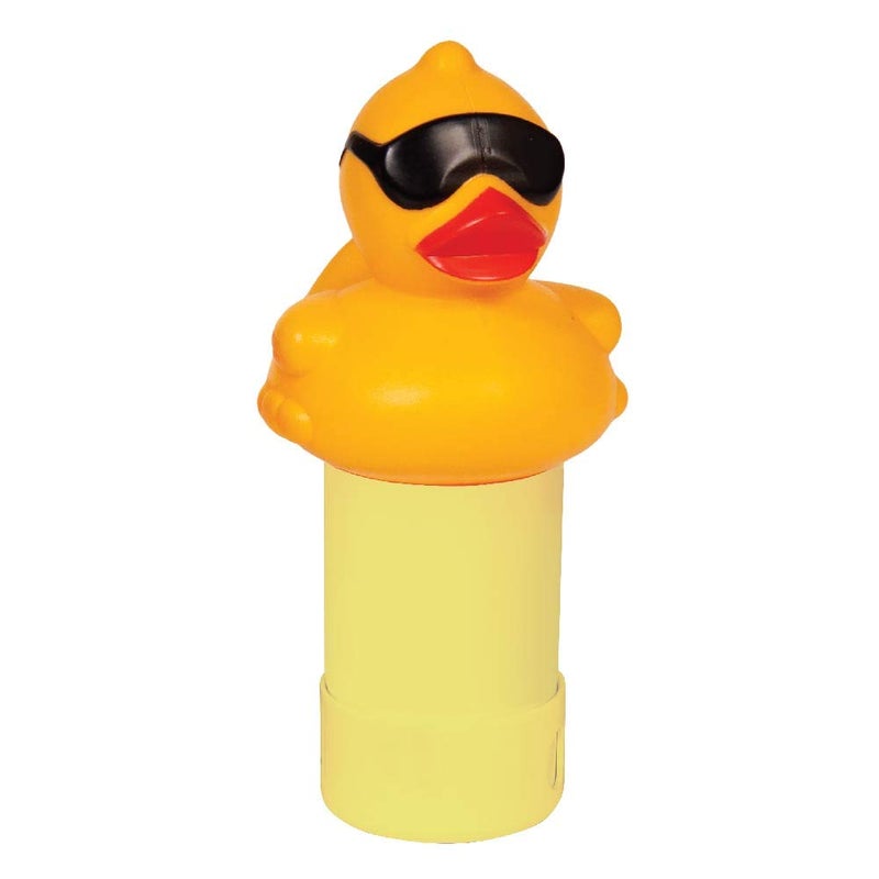 Game 17201-BB Derby Duck Spa Chemical Dispenser, Yellow - Image 1