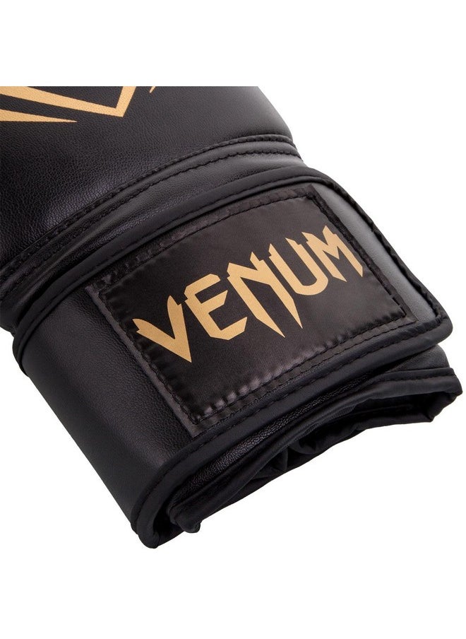 VENUM - Contender Boxing Gloves - Black/Gold - Image 1