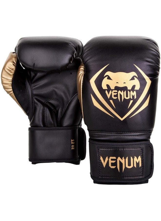VENUM - Contender Boxing Gloves - Black/Gold - Image 1