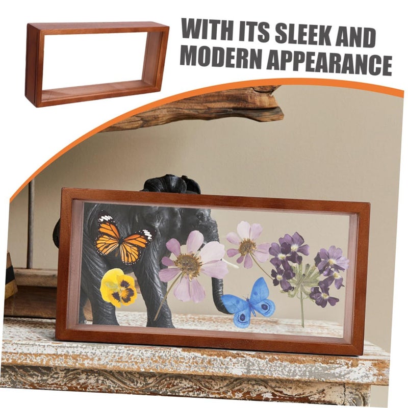 2pcs Dried Flower Specimen Display Frame Photo Frame For Dried Plants Box Stand Home Decor Modern Design Pressed Flowers Keepsakes - Image 4