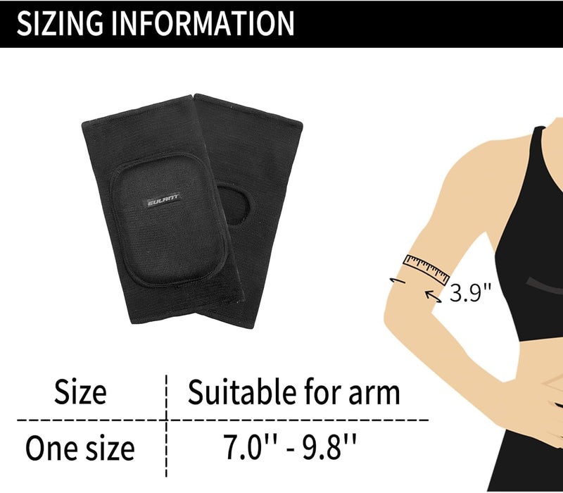 EULANT Elbow Pads for Kids Junior Youth, Toddler, Soft & Breathable Elbow Pad for Biking Volleyball Basketball Football Skating Dancing Crawl, Child Elbow Pads with Thicken Sponge Padding - Image 4
