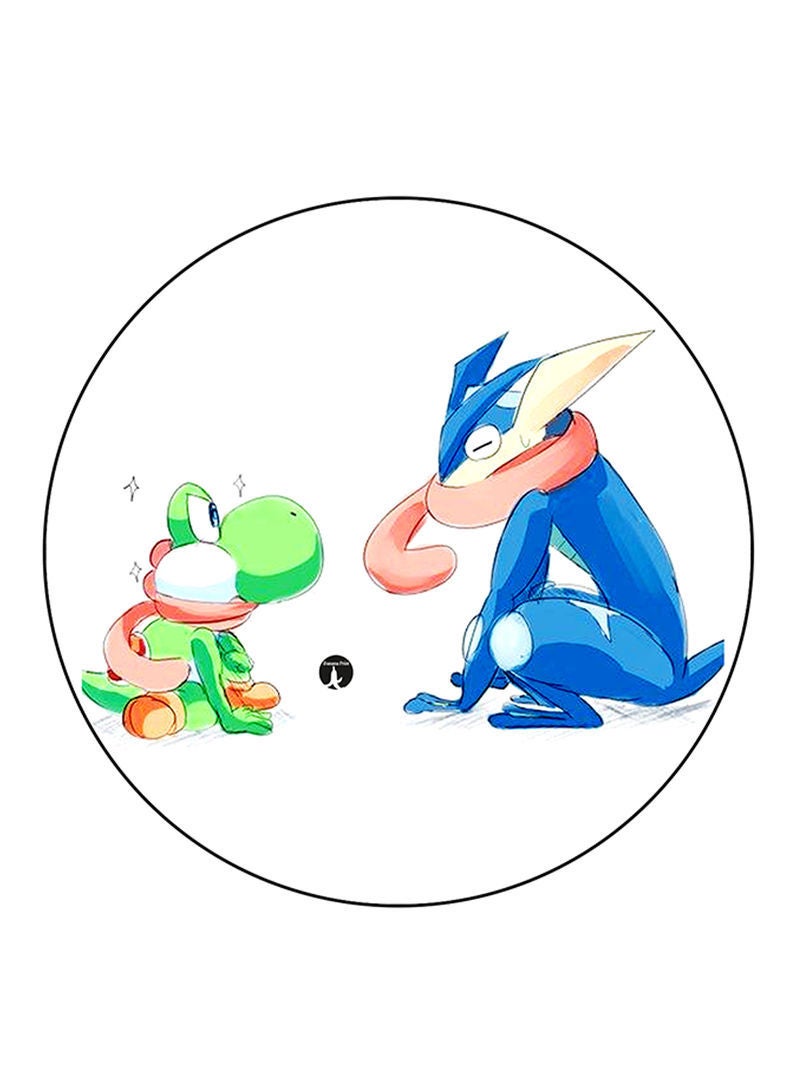RKN Video Game Characters Printed Mouse Pad  Multicolour