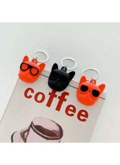 For Apple AirTags Silicone Protective Case Cartoon Minnie Case Airtag Bluetooth Locator Tracker-Color:Red Dog + Magic Mirror-Applicable Model:AirTags
