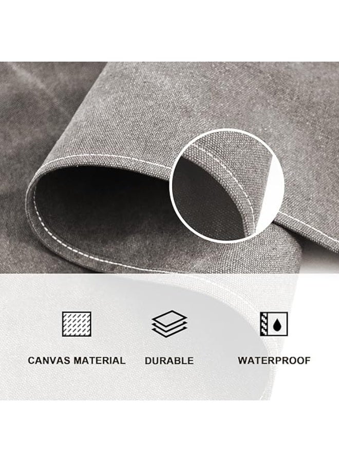 هيكوموني مئزر طاهٍ مقاوم للماء والدهون مع أحزمة قابلة للتعديل وجيوب كبيرة للطهي والخبز والبستنة والرسم - Image 4