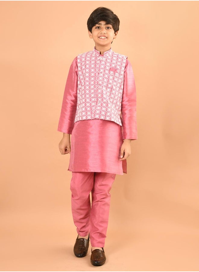 LILPICKS - Kurta Pajama Set with Nehru Jacket - Image 1