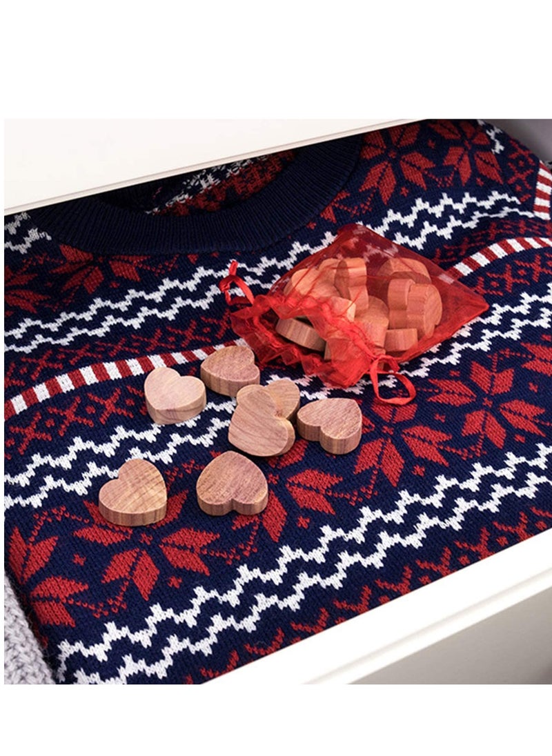 Generic - Cedar Chips Sachets Bags for Closets and Drawers Blocks Clothes Storage Wood Hanger Scented Clothing Bag Fresheners 30 Pcs - Image 1