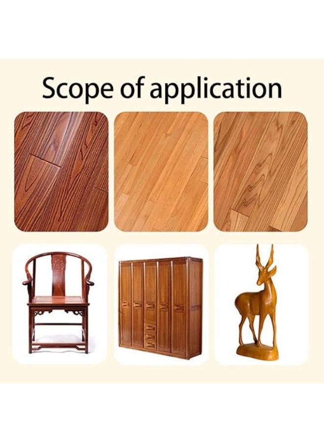 ويليام وير شمع العسل الطبيعي - ملمع الأثاث، شمع العسل لتلميع الخشب وتغذيته، متعدد الاستخدامات مقاوم للماء وإصلاح شمع الخشب، منظف الخشب وتلميع الأثاث، 200 جم - Image 4