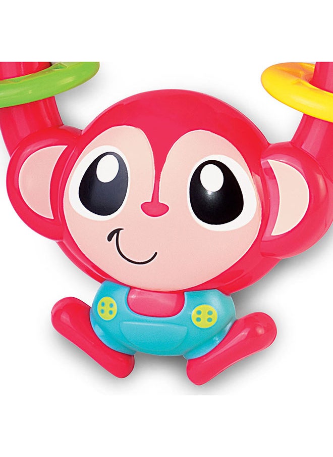 Happy Kids Little Learners My First Rattle (Monkey) - Baby Rattle Toy  - Image 3