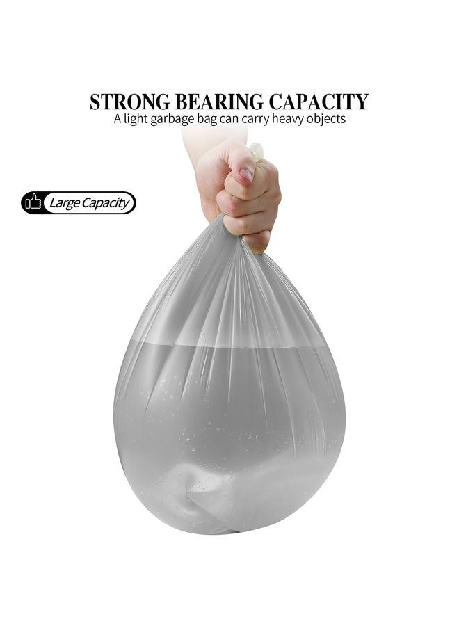 HOMESTAR 5 Rolls Small Trash Bags - 100 Counts Durable 4 Gallon Small Garbage Bags for home office kitchen Bathroom Bedroom Trash Can liners（Silver） - Image 4