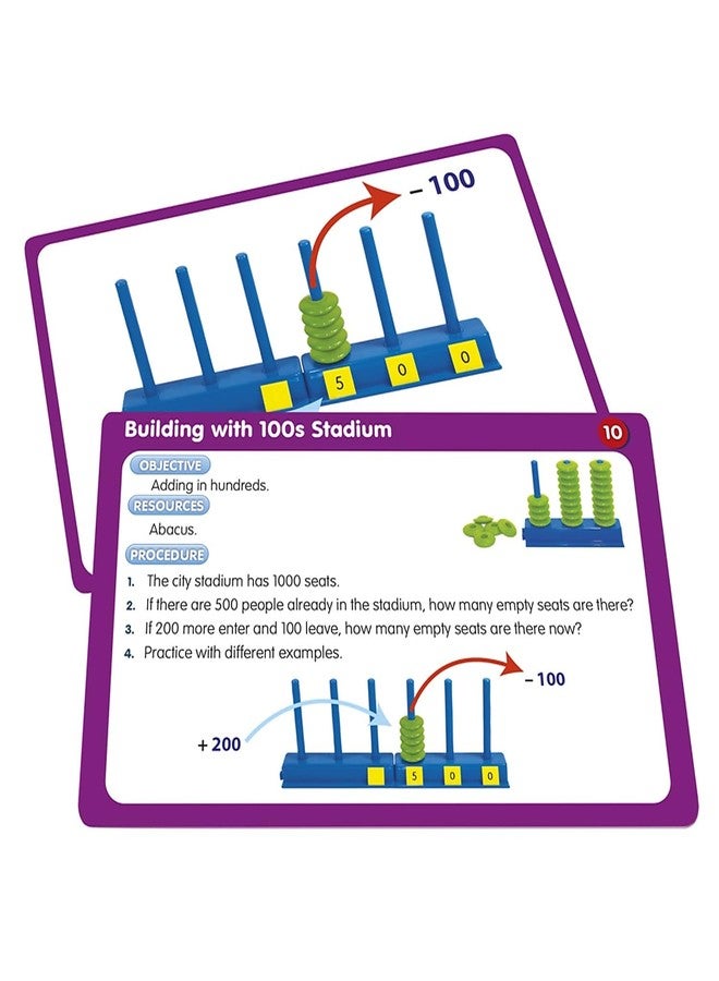 جونيور ليرنينغ ٥٠ نشاطًا تعليميًا للأطفال حول القيمة المكانية، متعدد - Image 4
