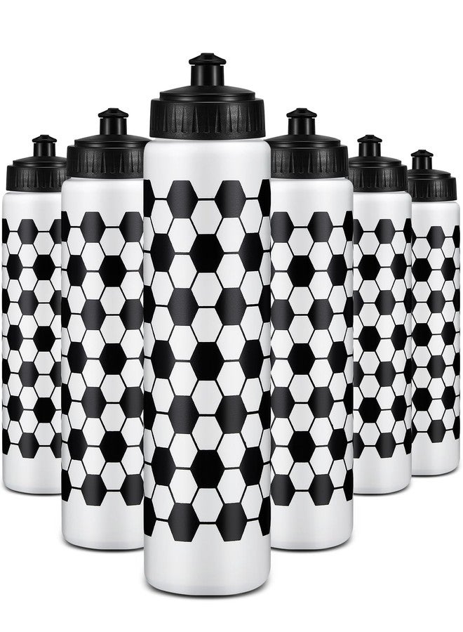 Yaomiao 12 Pcs Soccer Water Bottles Bulk 20 oz Reusable Squeeze Water Bottles Sports Ball Cup Accessories for Sports Party Team Gifts - Image 1