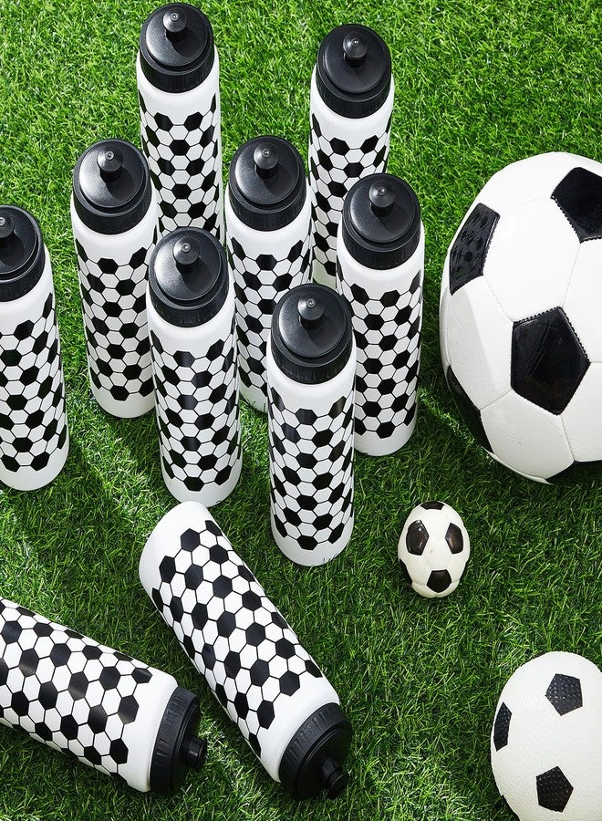 Yaomiao 12 Pcs Soccer Water Bottles Bulk 20 oz Reusable Squeeze Water Bottles Sports Ball Cup Accessories for Sports Party Team Gifts - Image 5