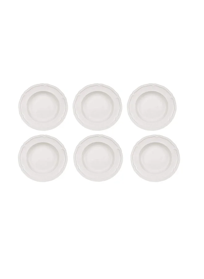 Villeroy & Boch 6-Piece Manior Plate Deep Set