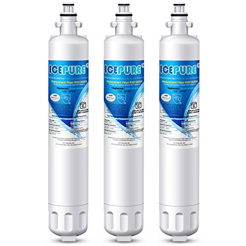 ICEPURE RPWF Refrigerator Water Filter, Replacement for GE RPWF, RWF1063, RWF3600A, WDS-RPWF, WSG-4, DWF-36, R-3600, AQF-RPWF, MPF15350, OPFG3-RF300, WF277, 3Pack - Image 1