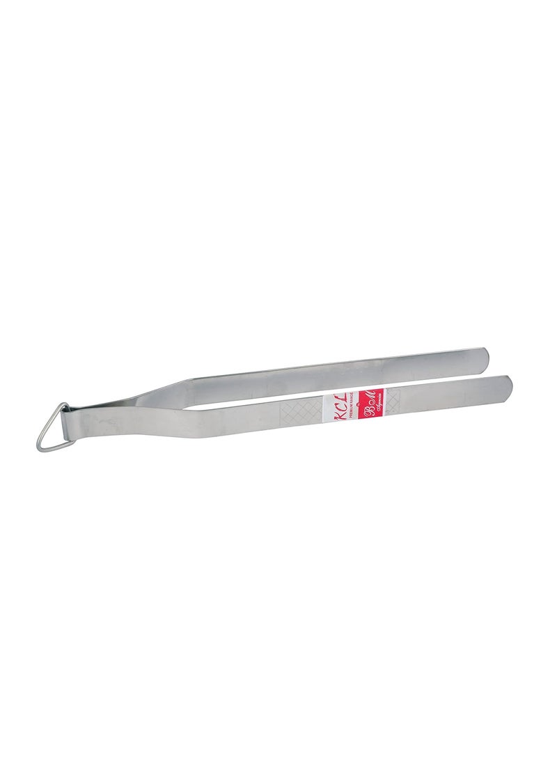 KCL KCL Stainless Steel Chapati Roti Chimta for Kitchen Use Dimension 30 Cm Pack of 1 Silver 