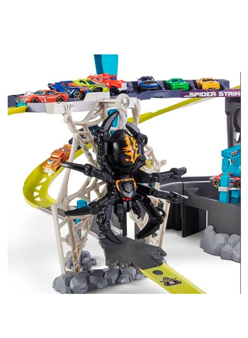 زورو مجموعة ألعاب جراج سبايدر سترايك المعدنية - Image 3