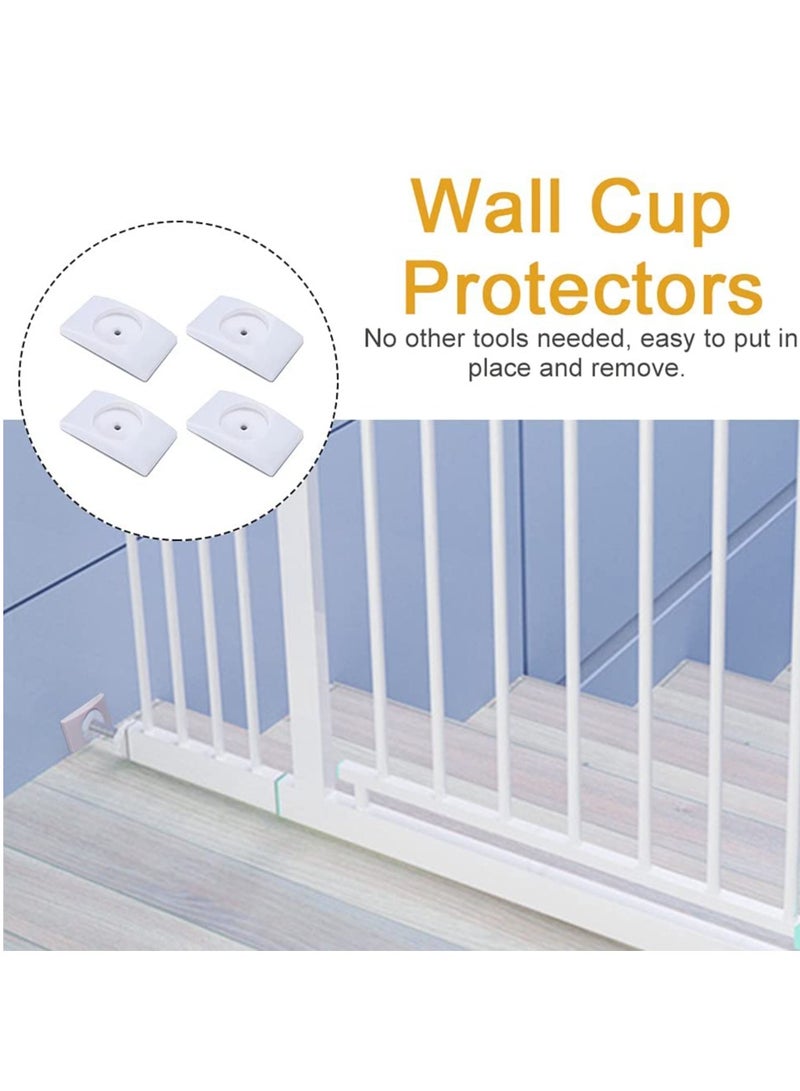 4 PCS Pack Baby Safety Gate Wall Protector, Protect Walls u0026 Doorways for Pet u0026 Dog Gates, Wall Saver for Pressure Mounted Gate Protect Walls, Stairs, Door Frame - Image 3