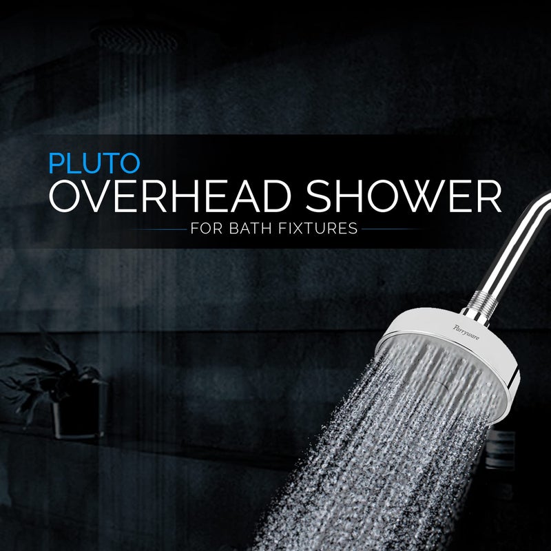 Parryware Pluto Overhead Shower Chrome Finish 100 mm Overhead Shower with Arm For Bath Fixtures - Image 4