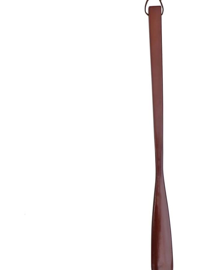 Wood Shoe Horn with Long Handle for Men Women Kids Seniors Pregnancy Size L  - Image 1