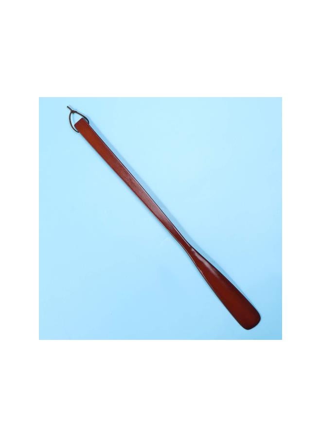 Wood Shoe Horn with Long Handle for Men Women Kids Seniors Pregnancy Size L  - Image 4