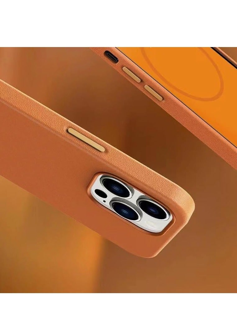 ELTRAZONE iPhone 13 Pro  Case Full Luxurious Leather Case Cover Shockproof Scratchproof Dustproof Hard - Image 4