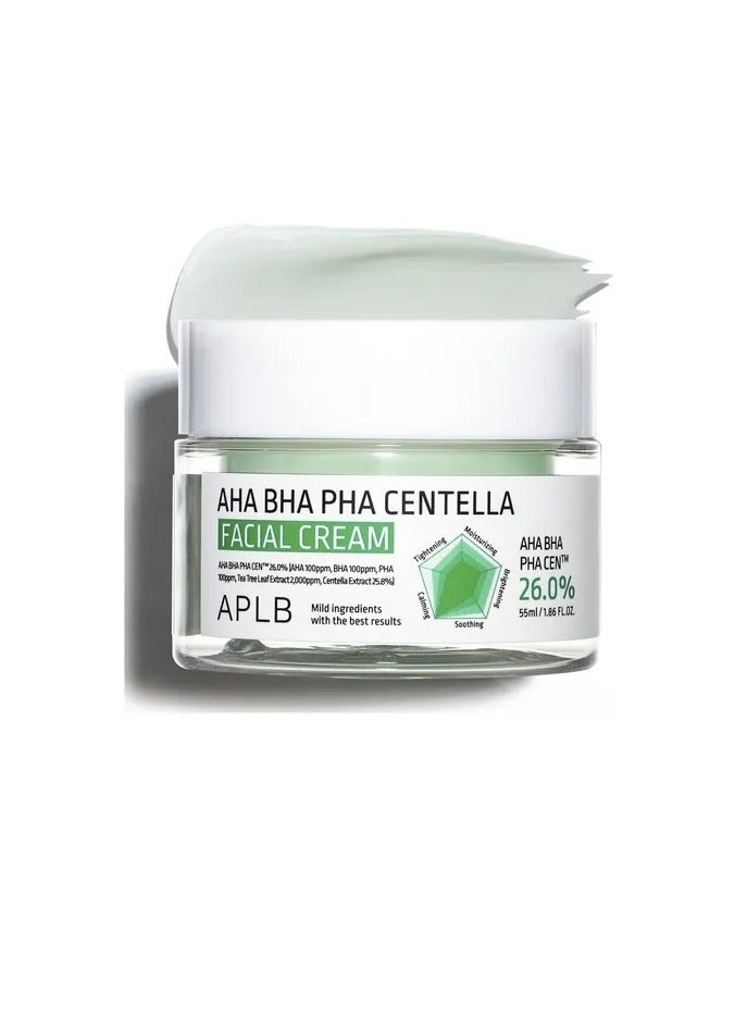 APLB AHA BHA PHA Centella Facial Cream 55ml