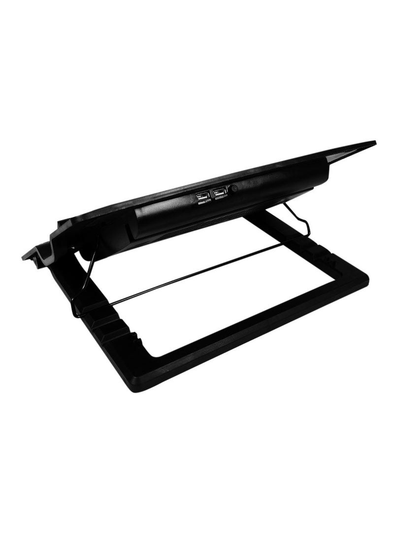 HAING Dual-Fan Laptop Cooling Stand Pad 3-Speed Adjustable, Heavy-Duty for 15.6" Notebook – Ultimate Gamer & Office Worker Accessory - Image 3