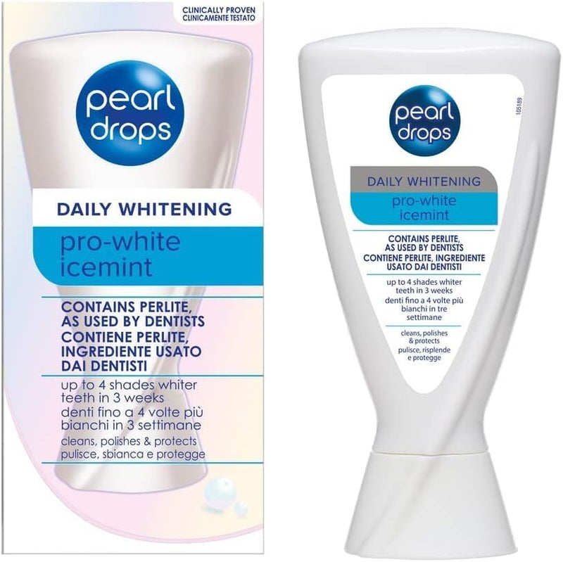 Pearl Drops Whitening Toothpolish Ice White Freshmint Boost - 50ml - Image 3