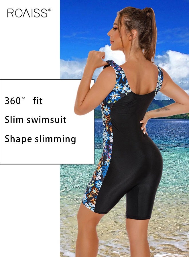 roaiss Women's One Piece Backless Swimsuit Versatile Surf and Sports Bathing Suit Designed for Conservative Beachwear Backless Design, Tummy Control Silhouette, and Comfortable Jumpsuit Style for Swimming, Surfing, and Summer Vacations - Image 3