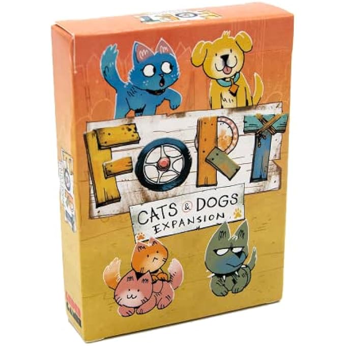 Leder Games, Fort: Katzen und Hunde, Brettspiel, ab 10 Jahren, 2-4 Spieler, 20-40 Minuten Spielzeit, LED02001, Mehrfarbig - Image 1