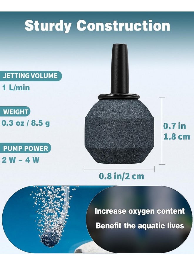 Pawfly Pawfly Aquarium 0.8 Inch Air Stone Ball Bubble Diffuser Release Tool for Nano Air Pumps Small Buckets and Fish Tanks, 10 Pack  - Image 5