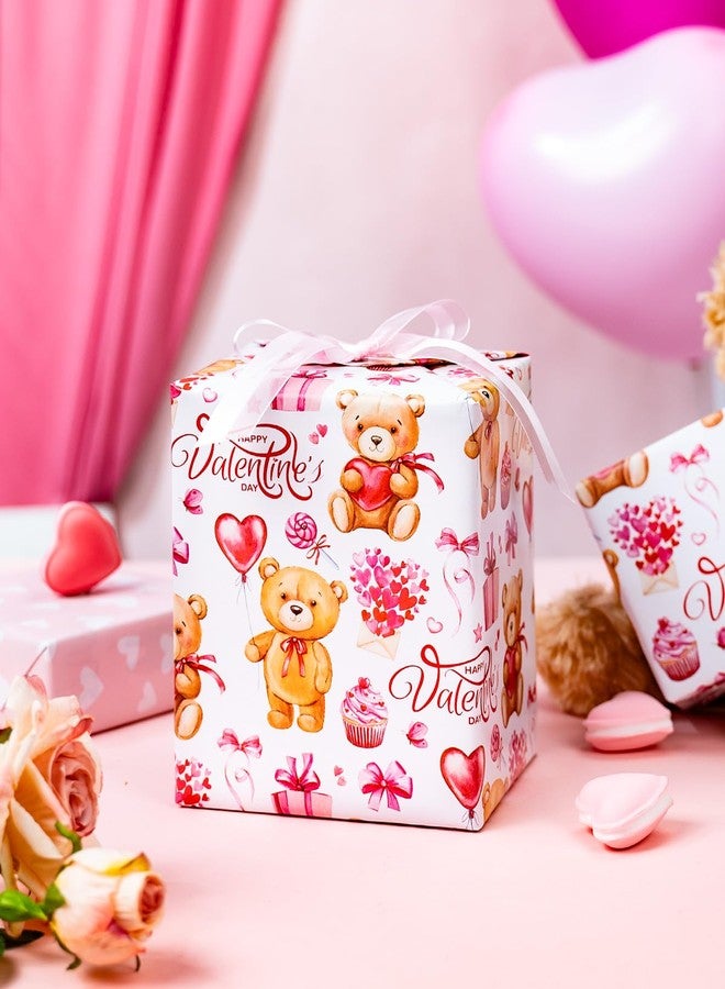 MAYPLUSS Cat Heart Wrapping Paper Roll - Image 3