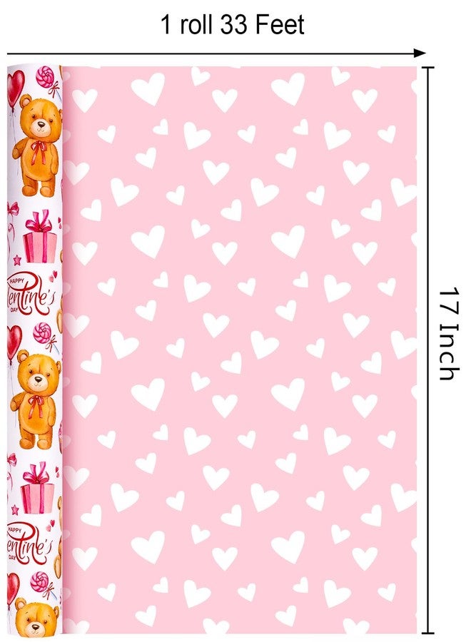 MAYPLUSS Cat Heart Wrapping Paper Roll - Image 5
